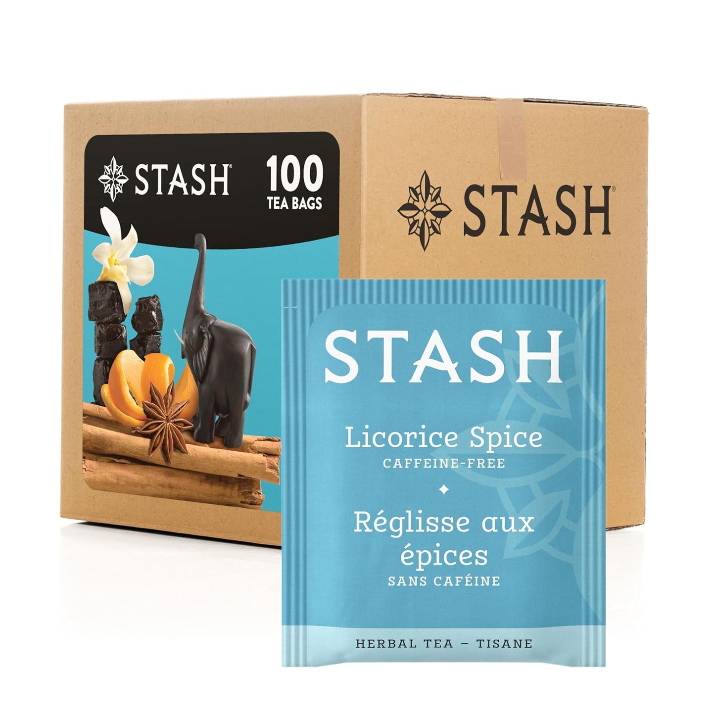 Stash Tea Chamomile Herbal Tea, 100 Count (packaging may vary) - Colors A