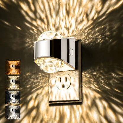 Briignite Night Light,Night Lights Plug into Wall,LED Projector Night Light