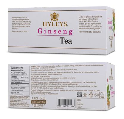 Hyleys Dandelion Root & Green Tea with Milk Thistle and Licorice Root - Herbal Detox Blend - 25 Tea Bags