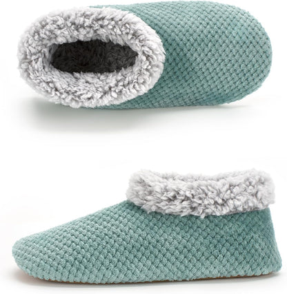 Cozylook Fuzzy Slippers for Women Indoor Soft Sole Slipper Socks