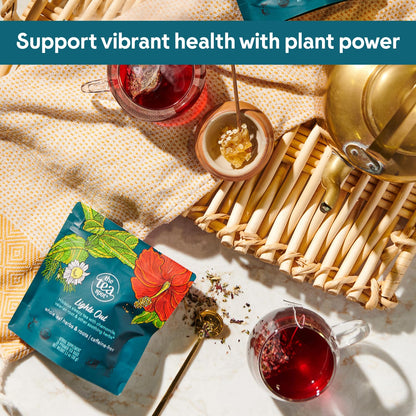 The Tea Spot Organic Lights Out Tea | Caffeine-Free 15 Tea Bags, Pack of 1