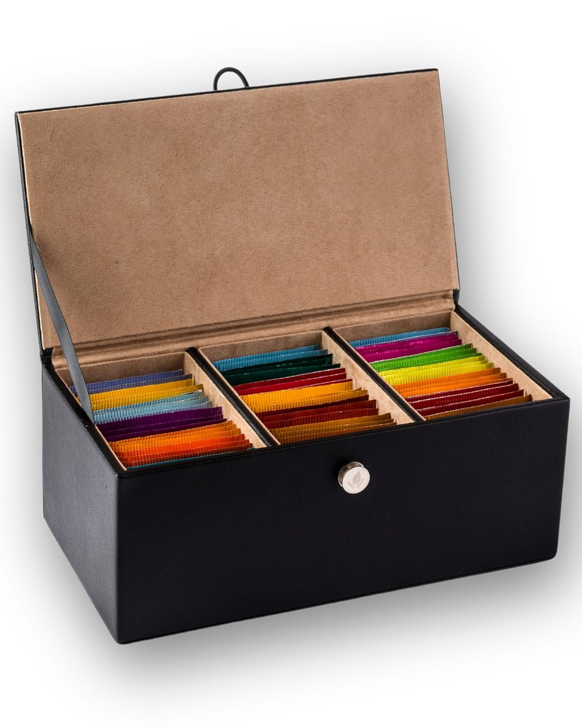Tea Bags Variety Pack Box - Herbal and Caffeine Free Sampler Gift Set - 60 Count, 15 Different Flavors