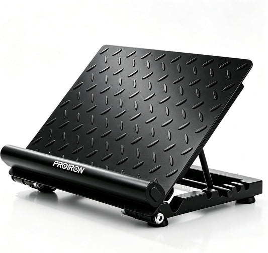 PROIRON Steel Slant Board for Calf Stretching，Calf Stretcher Slant Board for Squats 5 Adjustable Incline Angles，Incline Board 660lbs Weight Capacity for Ankle Stretching Training Home Gym