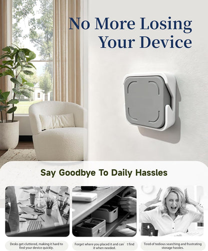 2-Pack White & Gray Phone Access Blocker Device Mount Compatible with Brick