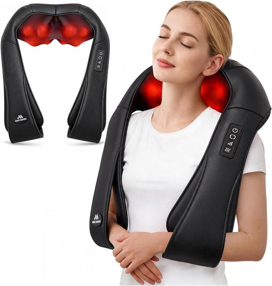 Neck Massager for Pain Relief Deep Tissue with Heat, Gifts for Women Men