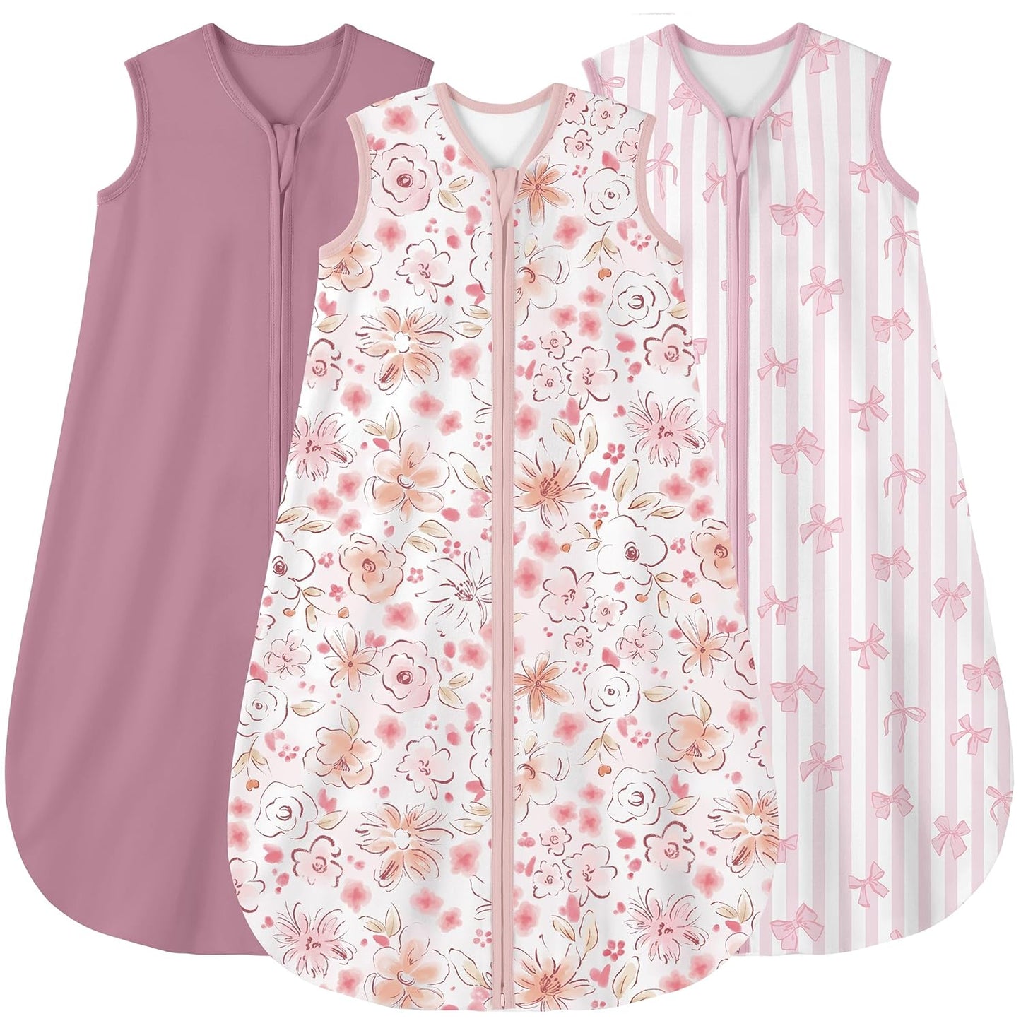 Yoofoss Baby Sleep Sack Baby Wearable Blanket 100% Cotton 2-Way Zipper Toddler Sleeping Sack