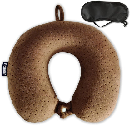 Neck Pillows for Sleeping Travel Pink Travel Pillow Comfortable U Shape Memory Foam Pillows Neck and Head Support Portable Travel Neck Pillow Suitable for Planes, Trains, Self-Driving Cars