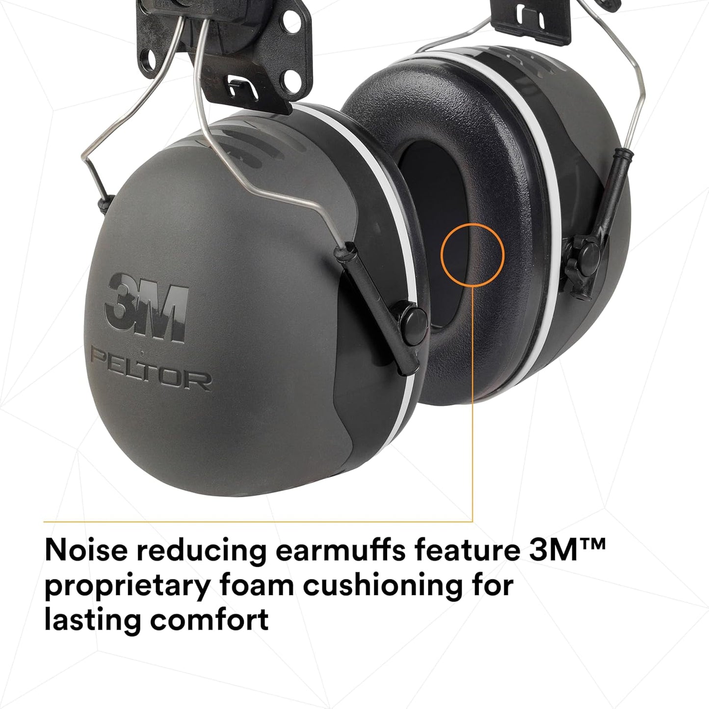 3M PELTOR Ear Muff Hearing Protection, X5 Series, Noise Protection NRR 21 dB, Construction, Manufacturing, Automotive