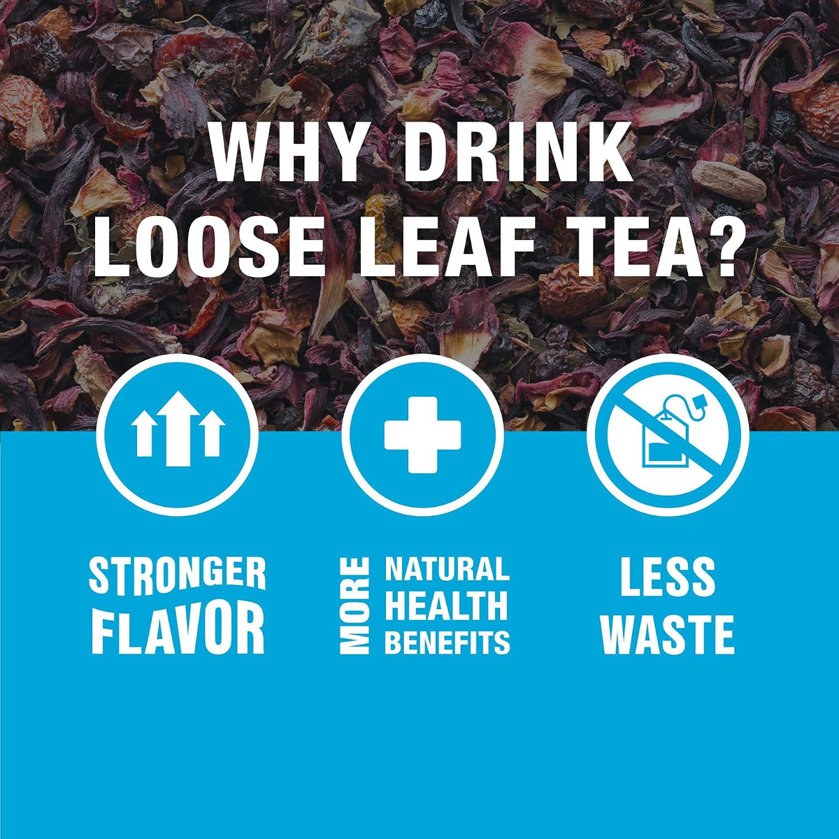 Tiesta Tea - Fireberry, Loose Leaf, Cranberry Hibiscus Rooibos Tea, 1.7oz