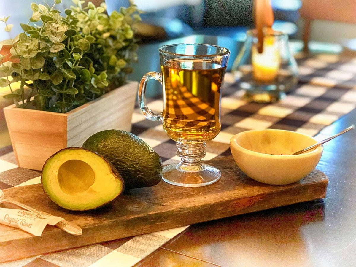 Avocado Leaf Tea Sampler Set | 4 Sachets - 8 Full Flavored Cups | Caffeine Free | Cold Brew or Hot Tea | Healthy Tea | Gift Tea Set | Immune Booster | Assorted Teas
