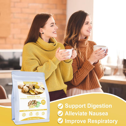 TEARELAE - Chamomile Lavender Tea, 50 Herbal Tea Bags with Lemon Balm for Relaxation & Bedtime - Non-GMO - Caffeine-Free - Floral & Soothing
