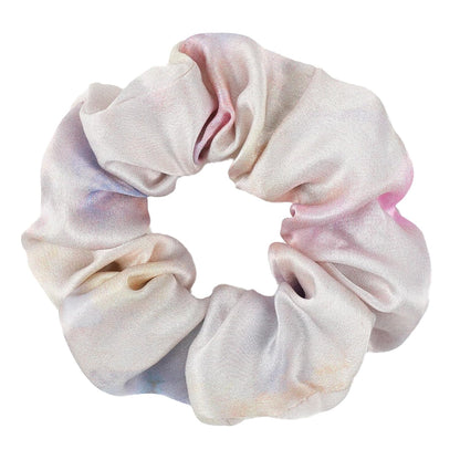 LILYSILK Silk Hair Scrunchies / Ties for Frizz & Breakage Prevention, 100% Mulberry, No Damage, Elastic ponytail Holders, 1Pc, Coffee - Colors A