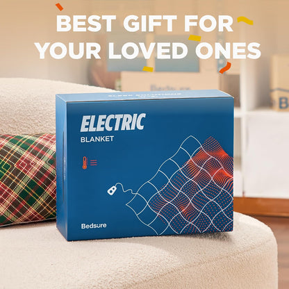Bedsure Heated Blanket Throw Blanket with Preheat Function - Fast Heating Electric Blanket, Soft Flannel Throw with 6 Time Settings(Up to 10H), 6 Heating Settings, Gifts for Grandma (50"x60", Cream)