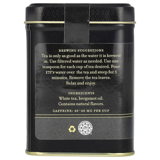 Harney & Sons Winter White Earl Grey Loose Leaf White Tea, 2 oz