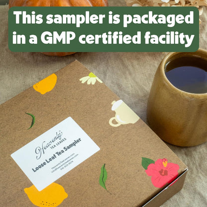 Heavenly Tea Leaves Organic 9 Flavor Variety Pack, Loose Leaf Gift Sampler