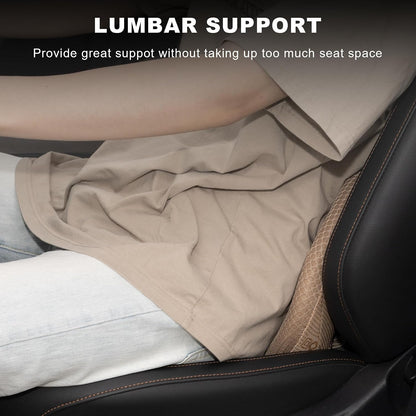 Livtribe Car Seat Cushion - Memory Foam Car Seat Pad - Sciatica & Lower Back Pain Relief - Car Seat Cushions for Driving - Road Trip Essentials for Drivers(Black)