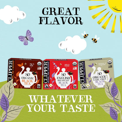 Clipper Organic Earl Grey Tea, 80 Tea Bags