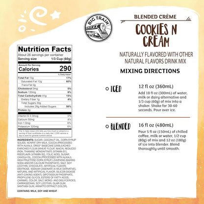 Big Train Vanilla Bean Blended Crème Beverage Mix, 3.5 Pound (Pack of 1) - Colors B