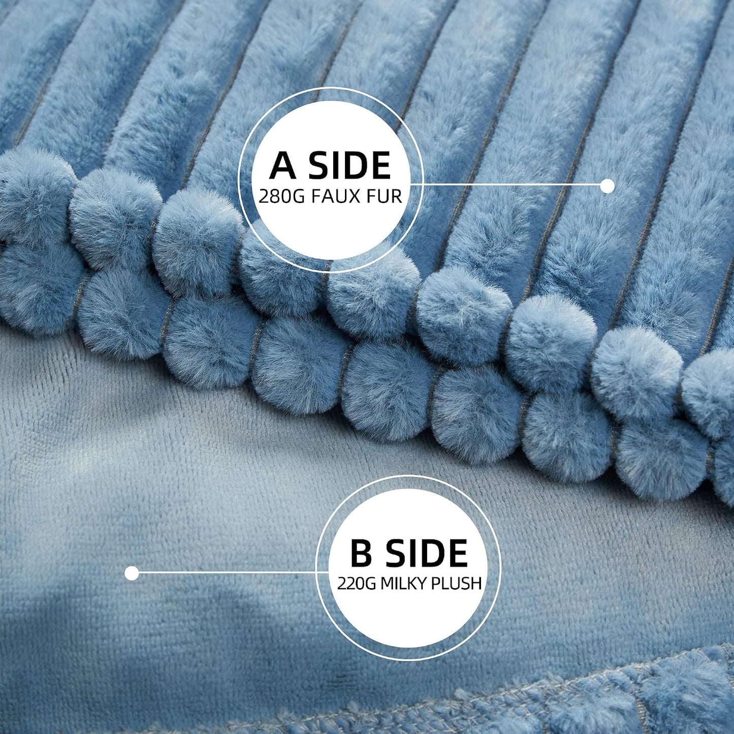 GOTCOZY Heated Throw Blanket, 50''X60'' - Soft Silky Plush Electric Blanket with 4 Heating Levels & 3 Hour Auto Off, ETL Certified, Machine Washable (Grey)
