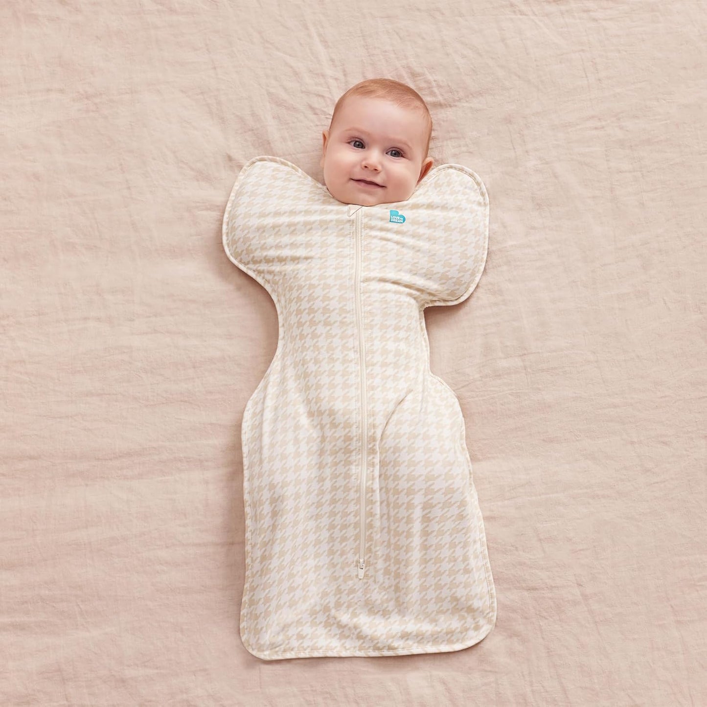 Love to Dream Swaddle UP, Baby Sleep Sack, Self-Soothing Swaddles for Newborns, Get Longer Sleep, Secure Fit Helps Calm Startle Reflex, New Born Essentials for Baby, 1.0 TOG, 13-19 lbs, Deep Olive