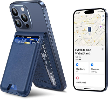 ExtreLife for Magsafe Wallet, Works with Apple Find My, 6 Cards Holder