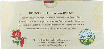 Celestial Seasonings 100% Natural Lemon Zinger Herbal Tea 20 ct
