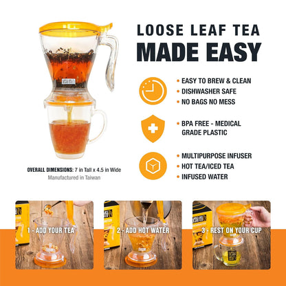 Tiesta Tea Premium Starter Loose Leaf Sampler Kit - Classic Tea Blends