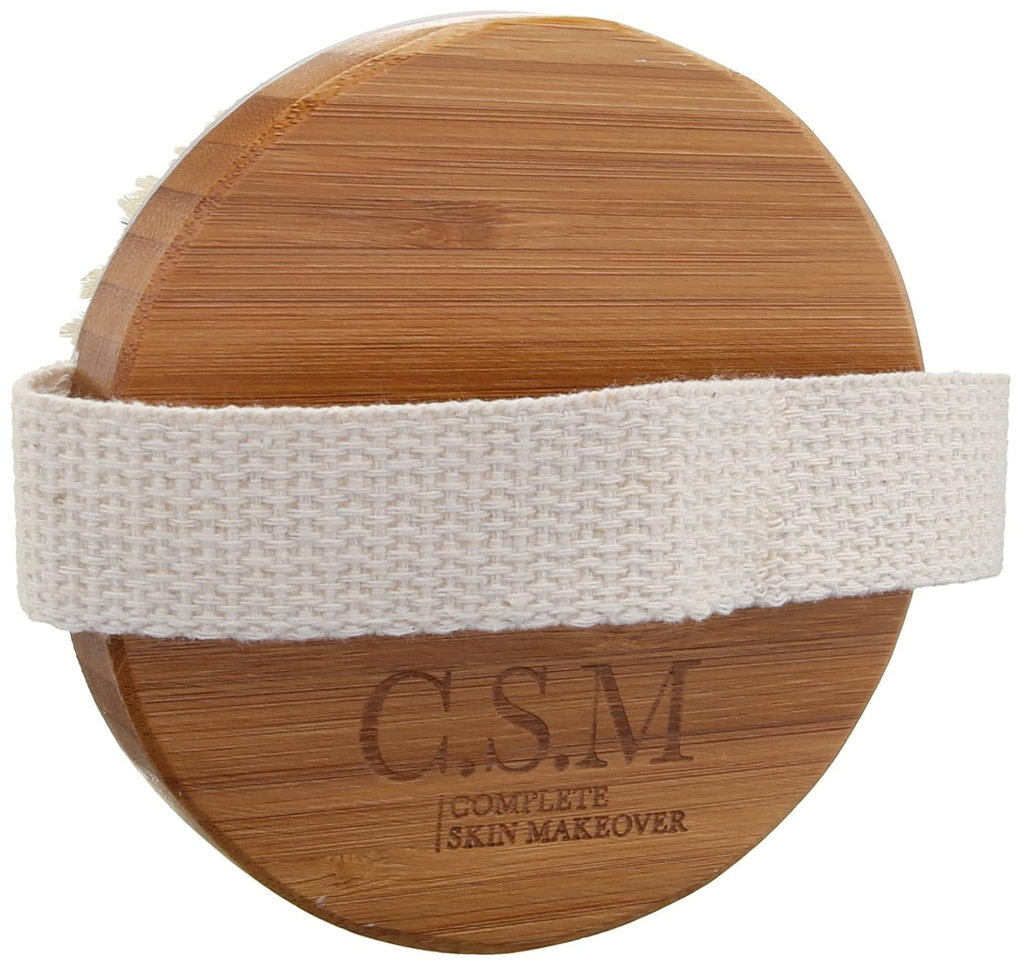CSM Dry Brushing Body Brush for Lymphatic Drainage - Natural Boar Bristle Exfoliating Brush Set with Face Brush for Cellulite, Circulation & Glowing Skin