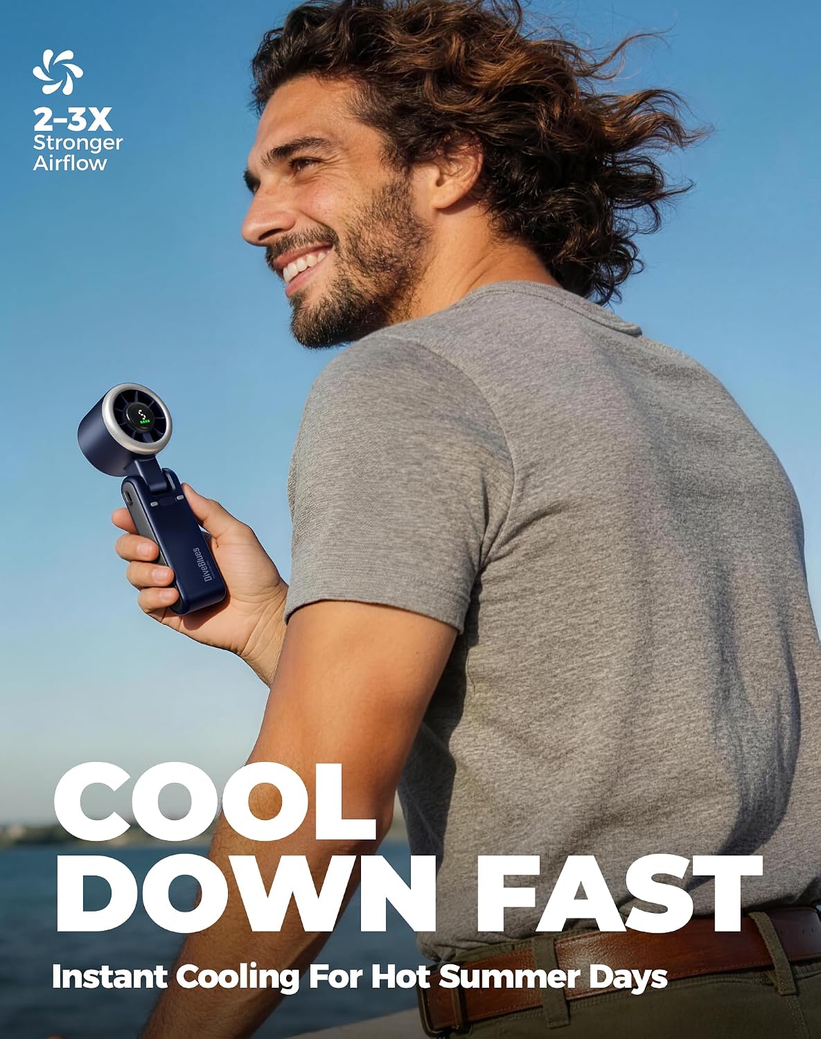 Diveblues Portable Handheld Turbo Fan