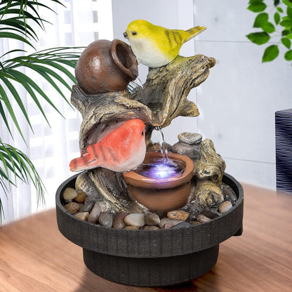 Ferrisland Resin LED Indoor Water Fountains