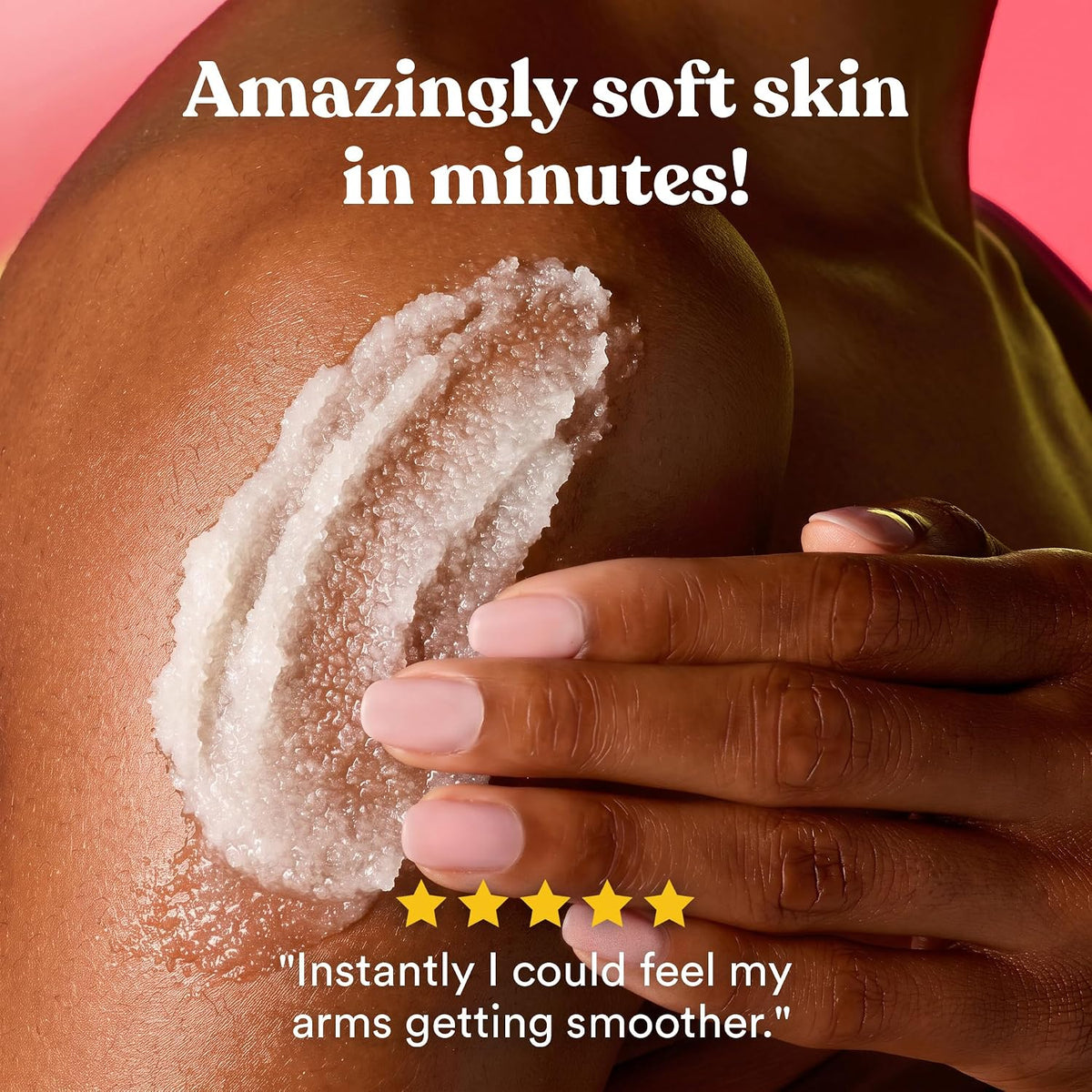 ASUTRA Dead Sea Salt Essential Oil Body Scrub Exfoliator (16 Ounce)