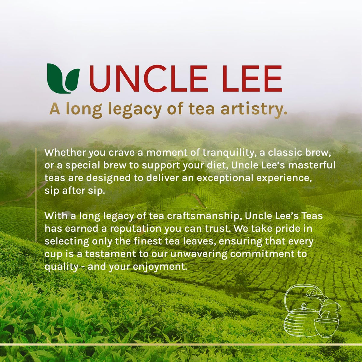 Uncle Lee's Senna Tea 3-Pack, Green Dieter's Drink, 30 Count Ea
