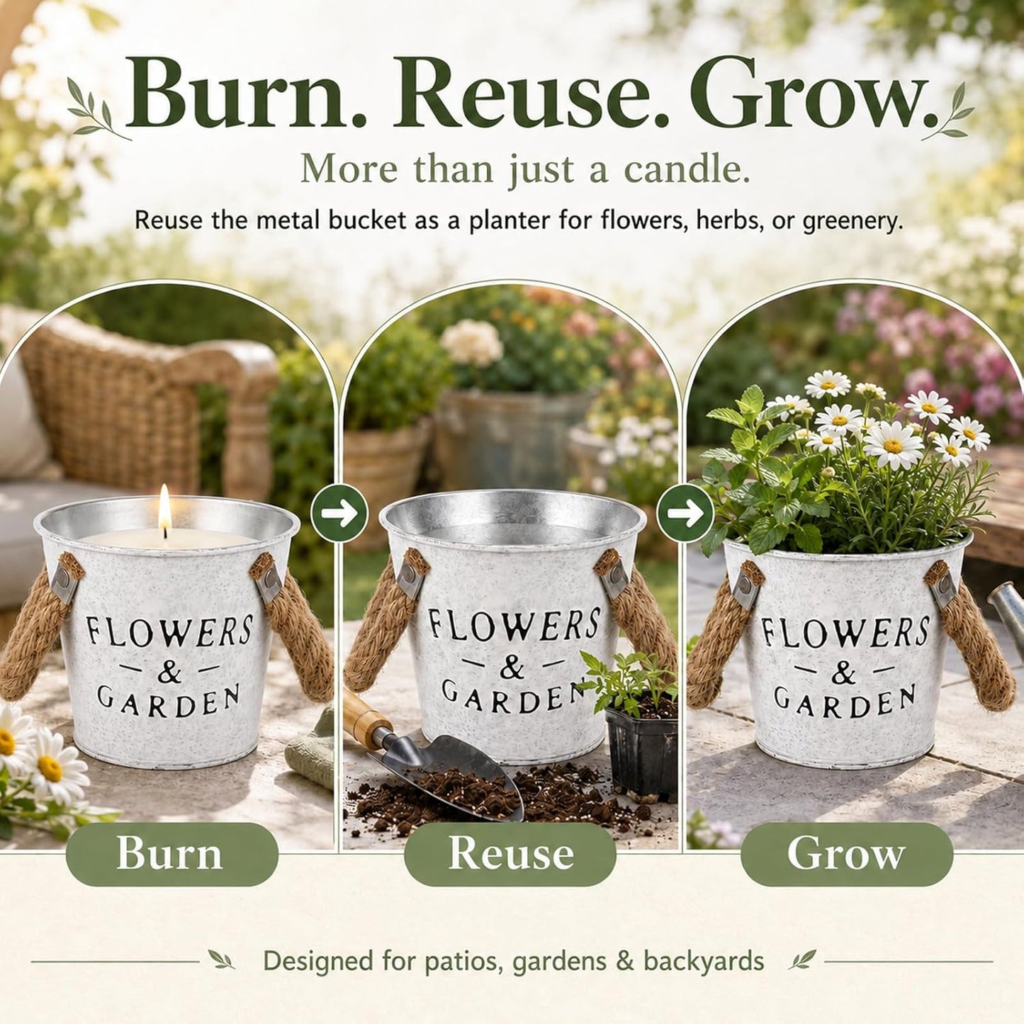 Scented Candles Gift Set, 8 Pack Soy Wax Candles for Women, Fresh Floral Summer Aromatherapy Scents for Home, Birthday, Thank You, Housewarming Gifts