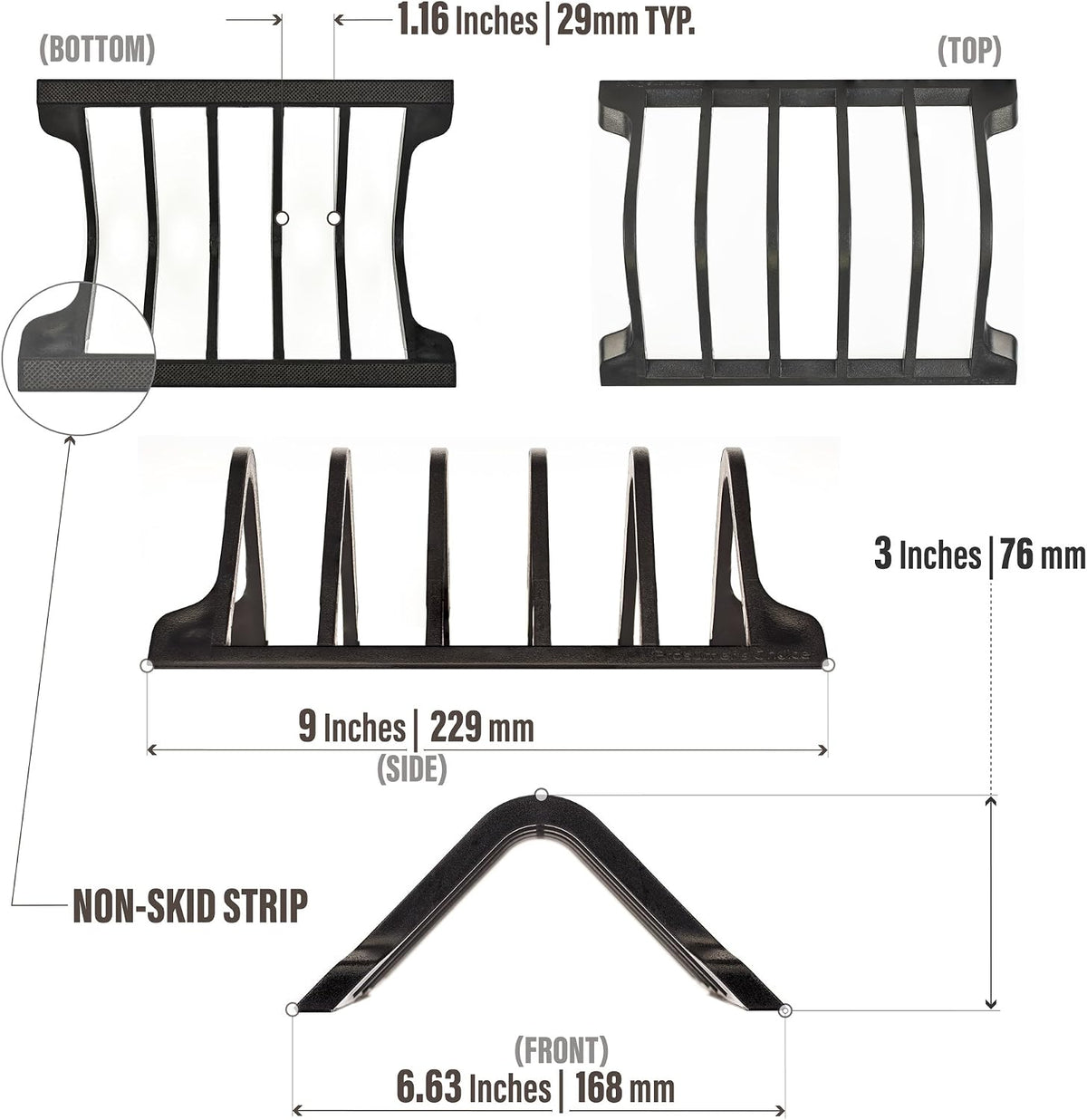 Prosumer's Choice Universal 5 Tablet and Smartphone Charging Organizer Rack/Desktop Stand Holder