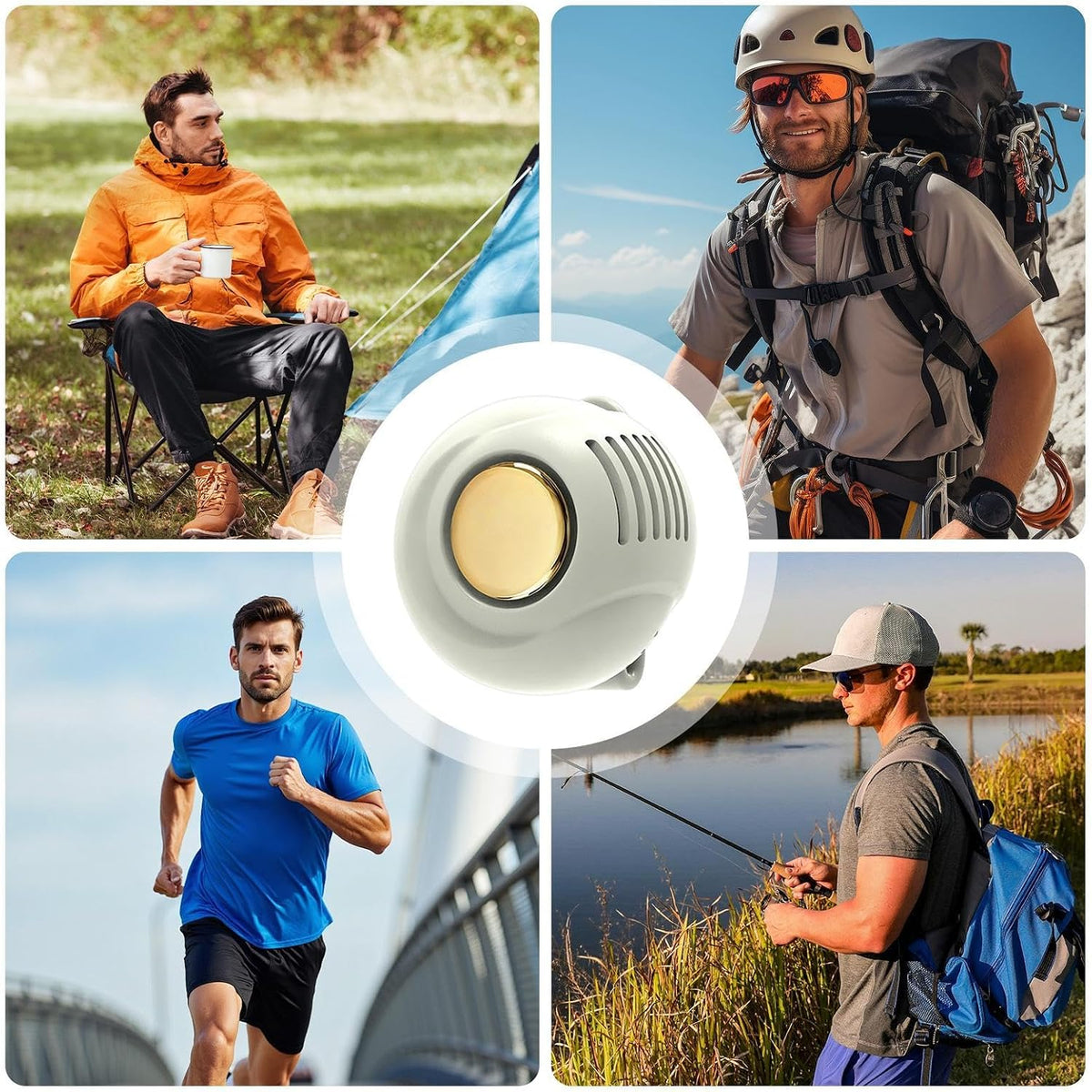 Clip on Fan Quiet 3-Speed 360 Adjustable Mini