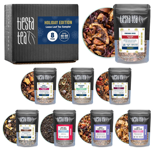 Tiesta Tea - Holiday Tea Sampler Dry Flight Set, Loose Leaf