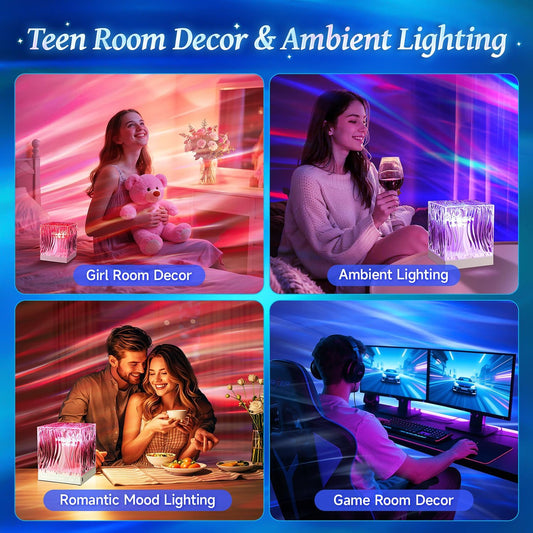 Galaxy Projector Night Light,18-Color Teen Girl Gifts Trendy Stuff,GIFT BOX