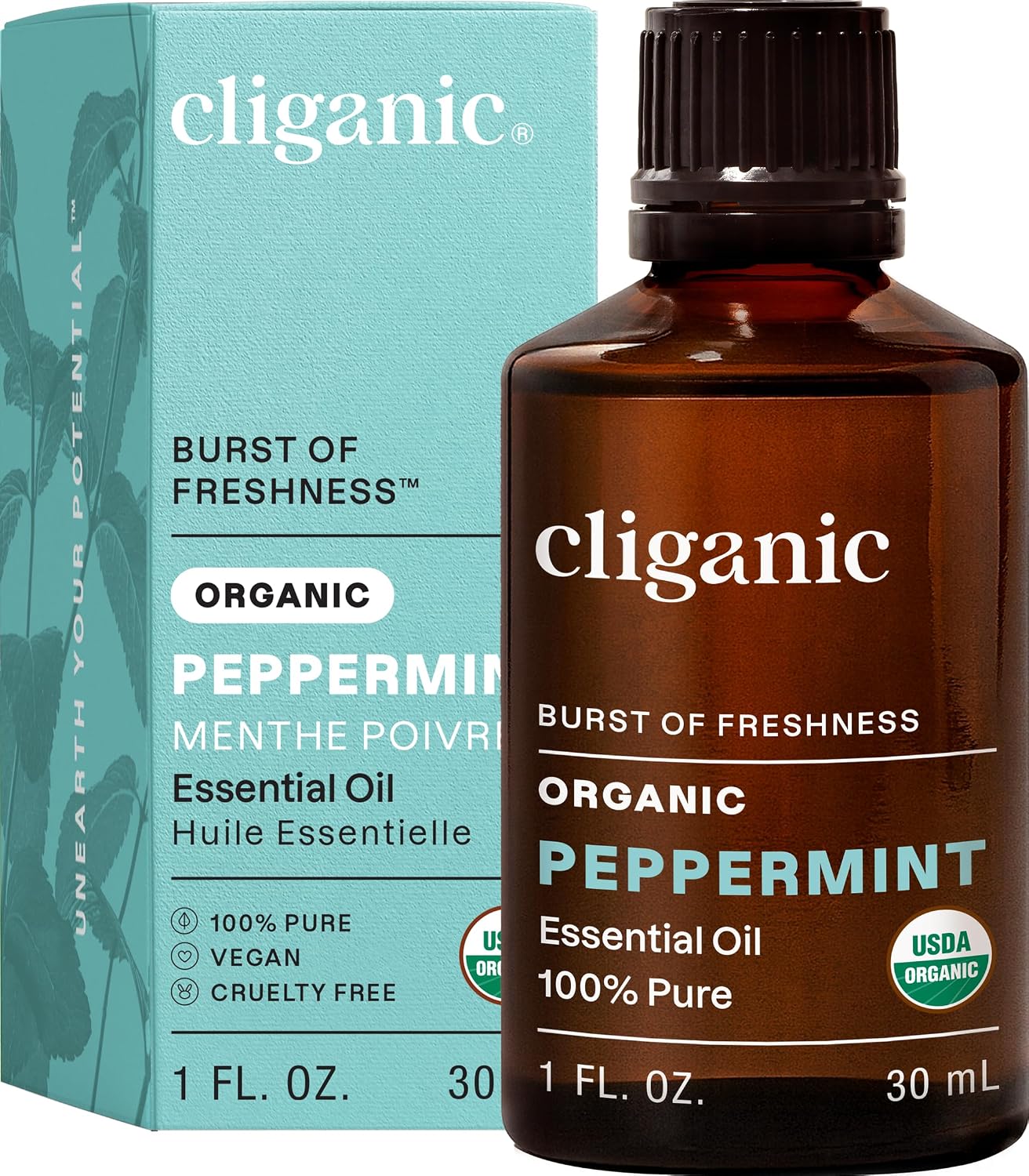 Cliganic Organic Lavender Essential Oil - 100% Pure Natural Undiluted, for Aromatherapy Diffuser | Non-GMO Verified - Colors A
