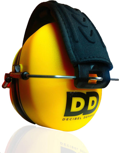 DECIBEL DEFENSE Professional Safety Ear Muffs 37dB NRR - The HIGHEST Rated & MOST COMFORTABLE Ear Protection for Shooting & Industrial Use - THE BEST HEARING PROTECTION...GUARANTEED (BLACK)