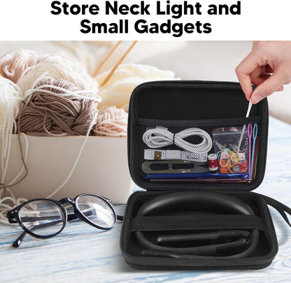 Reading Light, Rechargeable Neck Light, Stepless Dimming Book Light