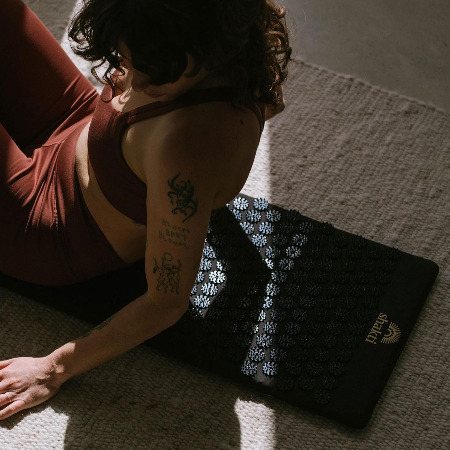 ShaktiMat Acupressure Mat for Relaxation, Massage Muscles, Aid Sleep & Unlock Inner Tension, Similar to Acupuncture, No Needles Required