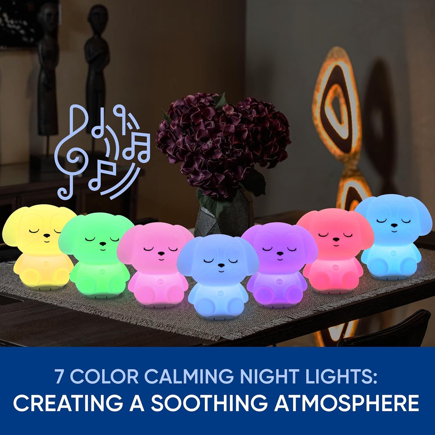 Rainlax Mindfulness Breathing Kitty, 4-7-8 Guided Visual Meditation Light