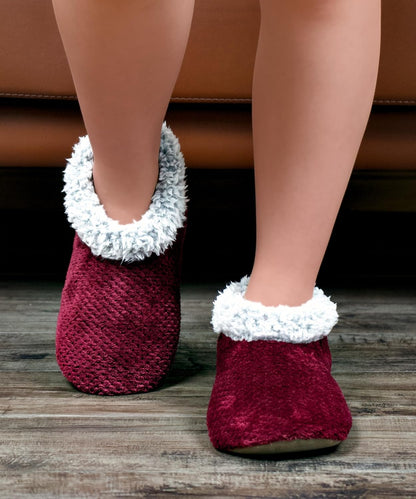 Cozylook Fuzzy Slippers for Women Indoor Soft Sole Slipper Socks with Non Slip Grippers Warm Fluffy