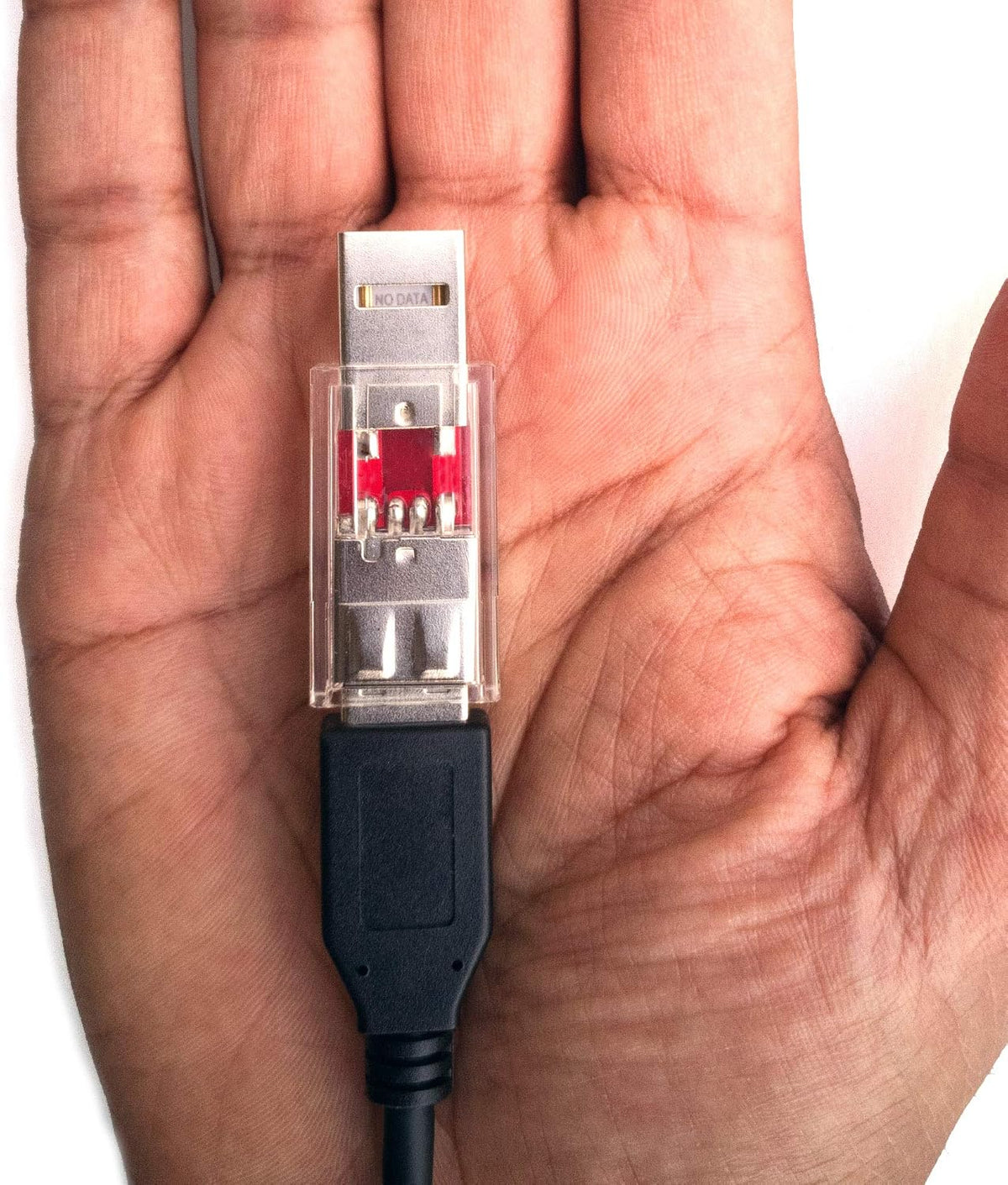 PortaPow USB Data Blocker (White 2 Pack) - Protect Against Juice Jacking