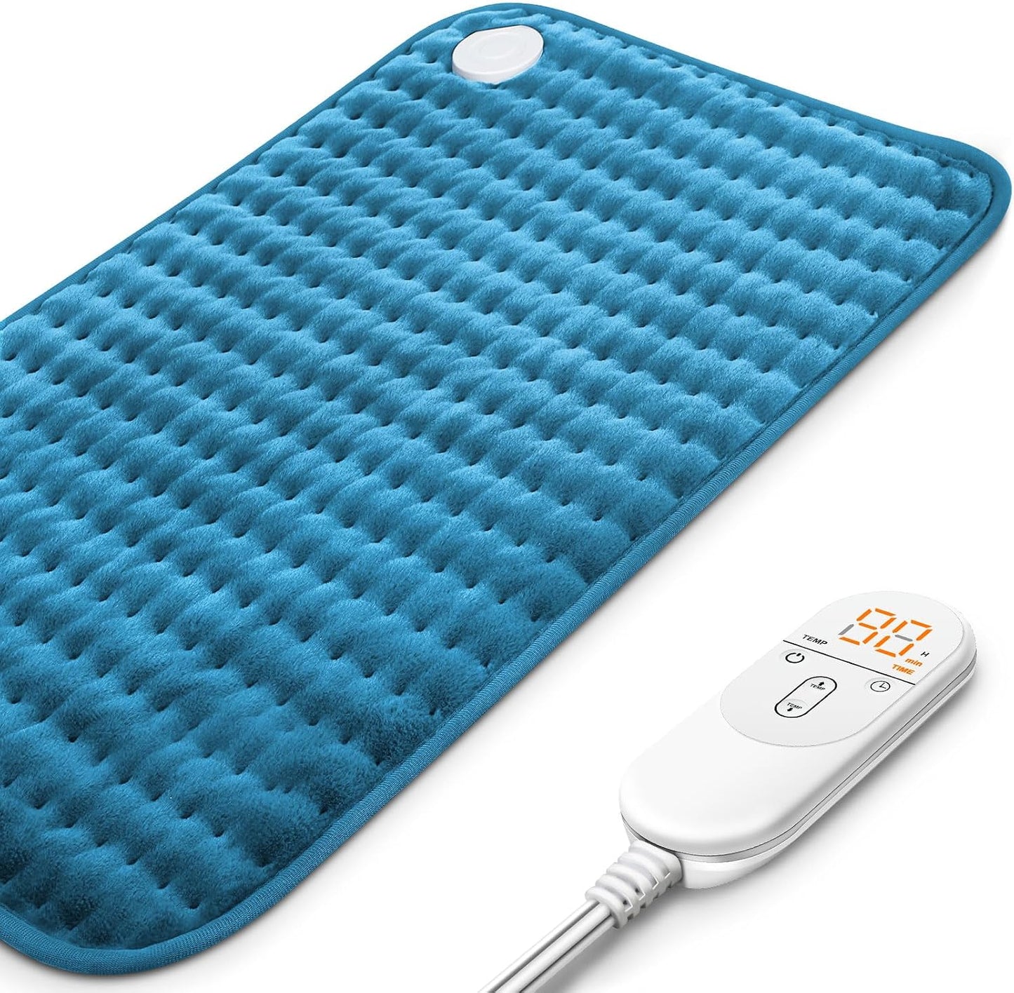 Heating Pad for Back, Electric Heating Pads for Cramps/Abdomen/Waist/Shoulder with 6 Heat Settings and Auto-Off, Moist/Dry Heat pad, Mothers Day Gifts for Mom Women Wife Grandma, 12" x 24"