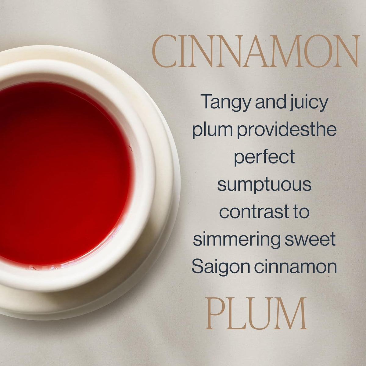 Rishi Tea Cinnamon Plum Organic Herbal Loose Leaf Tea, Caffeine Free, 4oz
