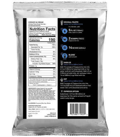 Cappuccine Sweetened Matcha Green Tea, 3 Pounds