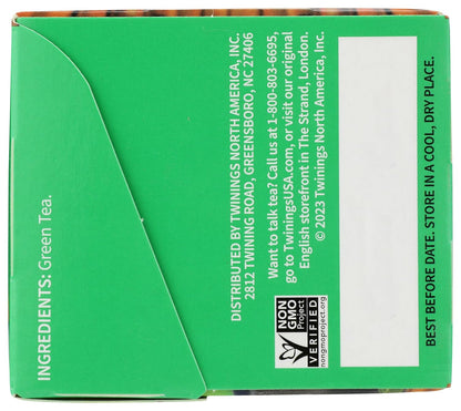 Twinings Green Tea, 1.48 Ounce Box 20 individual tea bags
