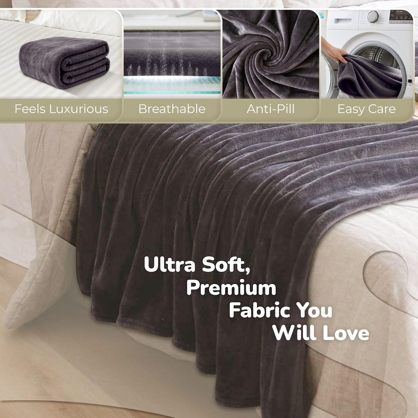 Super Blanky Wearable Blankets for Women & Men, Graduation Day Gift for Her, Cozy Gifts for Women, Wife Birthday Gifts Ideas