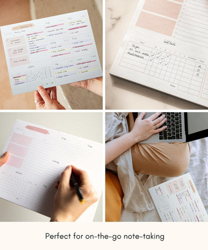 Lamare Weekly Planner Notepad – Premium Undated Weekly To Do List Notepad